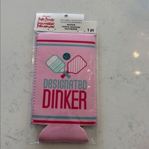 Pickleball Designated Dinker Can Cooler Coozie Koozie Party Favor
